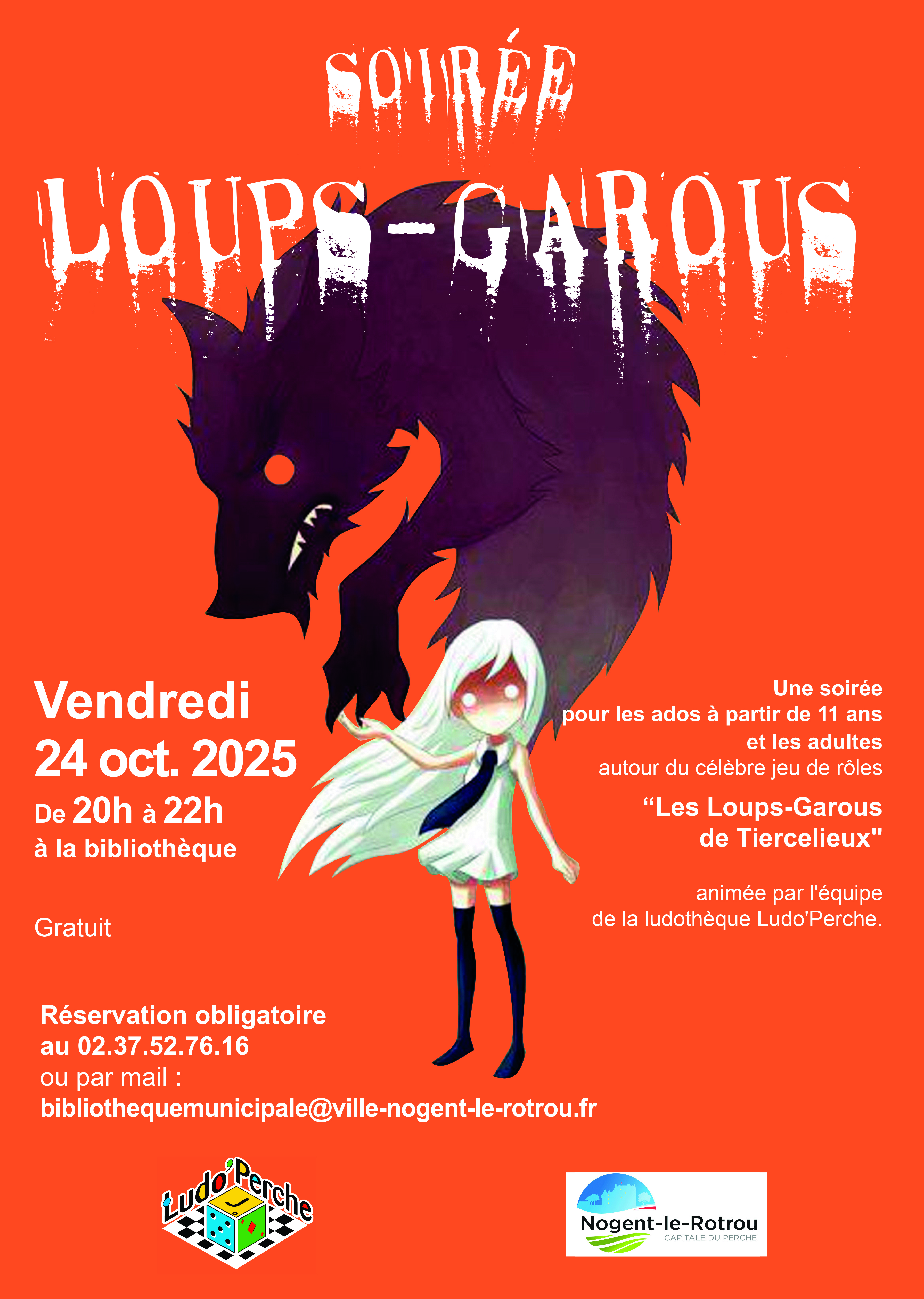 Affiche loup garous Octobre 2025